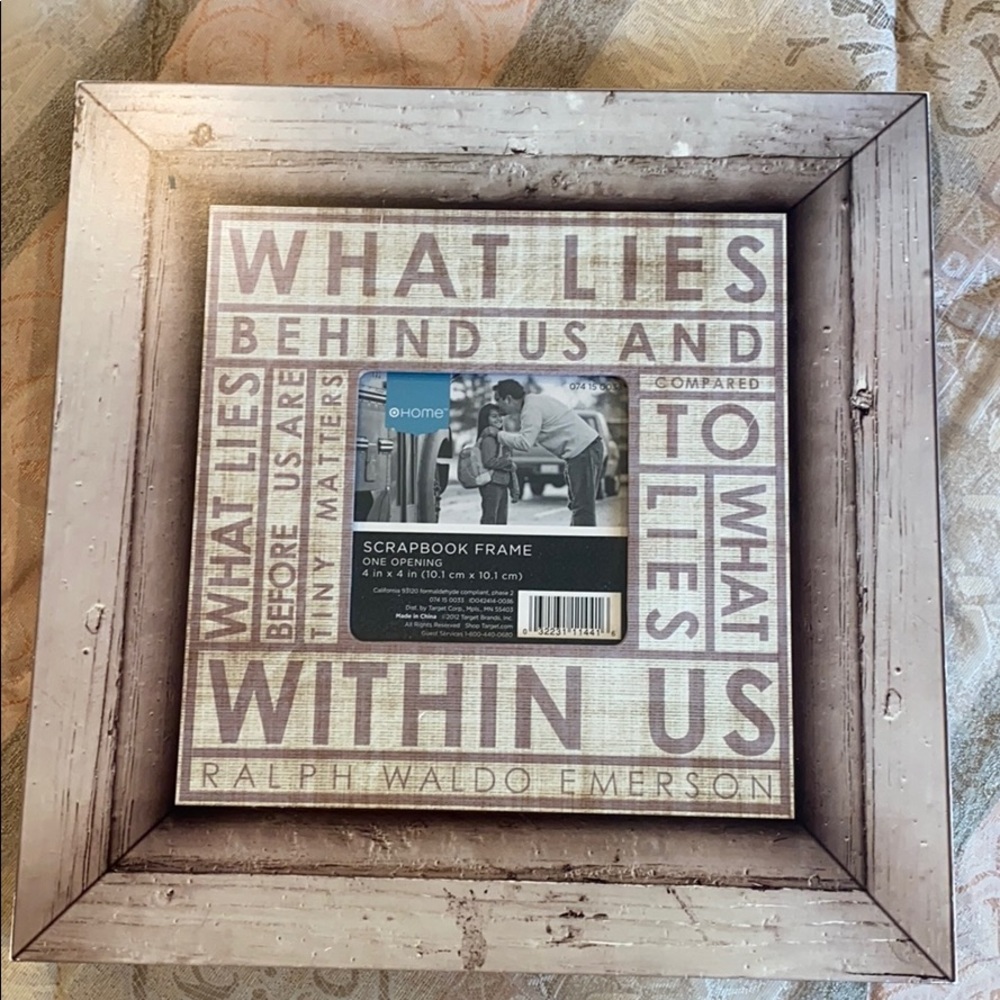 4 by 4 Scrapbook Frame